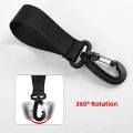 2-12Pcs Stroller Hook Organizer Clip Portable Lightweight Baby Buggy Hook 360 Degree Rotation Stroller Bag Holder Convenient.