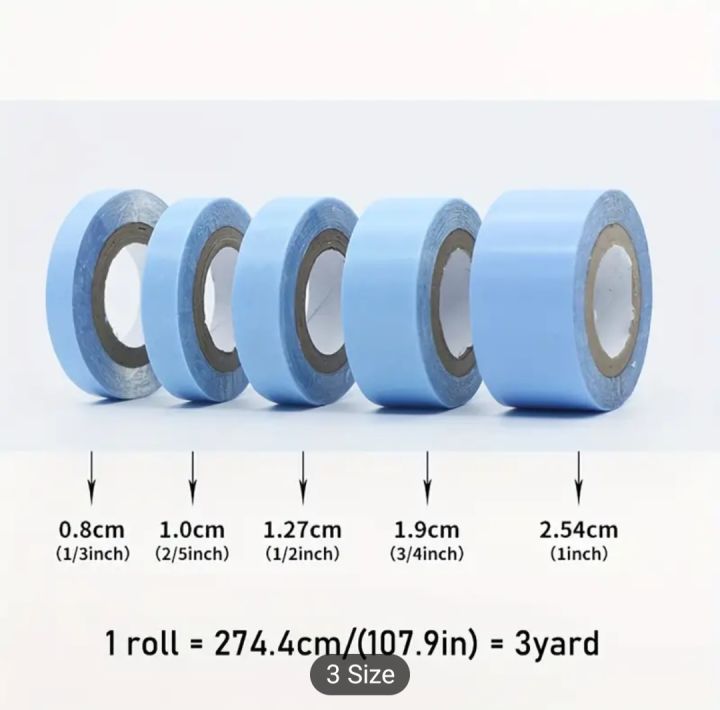 LACE%20Front%20Hair%20System%20Tape%20Roll%20BLUE%203%20Yards%20-%20Double%20sided%20Authentic%20WALKER%20Tape%20(10%20Days%20Hold%20Grip)%20-%20Image%204