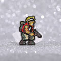 Shooting Game Pin Cool Enamel Pin Men's Brooch Jeans Brooches Brooches for Clothing Badges Jewelry Accessory Anime Fans . 