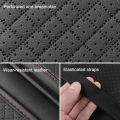 SEAMETAL Universal Car Arm Rest Cushion PU Leather Breathable Center Console Box Cover Anti Scratch Armrest Box Protector Cover. 