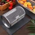 Stainless Steel Grill Rotisserie Oven For Kitchen Fry Basket Coffee Bean Grilled Cage Drum Rack Air Fryer Accessories. 