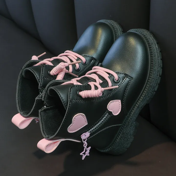 Girls%20Boots%20Kids%20Fashion%20%20Boots%20Cool%20Girl%20Autumn%20and%20Winter%20Cotton%20Soft%20Sole%20Pink%20with%20Love%20Side%20Zip%20Princess%20Round-toe%20PU%20-%20Image%206