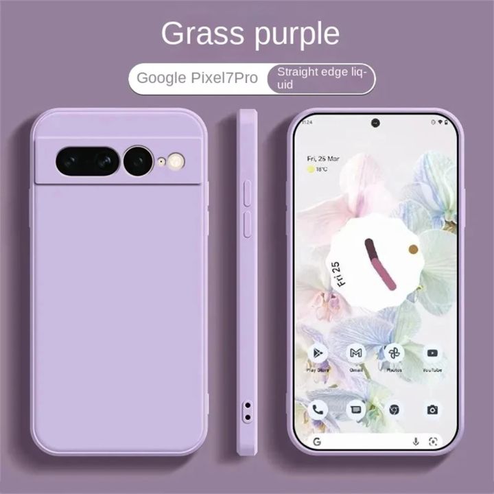 Liquid Silicone Shockproof Case For Google Pixel 8 Case Pixel 6A 7A 8 6 7 Phone Case Bumper Soft TPU Case Google Pixel 8A Cover