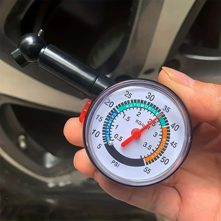 Auto Tire Inflation Pressure Gauge Tyre Pointer Car Tire Pressure Gauge ...
