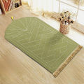 Thickened sponge prayer mat with tassel embossed prayer mat soft and easy to carry can be used in many scenes. 