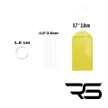 50pcs Plastic Keychain Key Tags Label Numbered Name Baggage Tag ID Label Name Tags with Split Ring. 