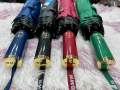 BMW Three-fold 10 Ribs Umbrella- Solid Color- Blue/green/red/black. 