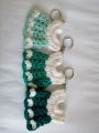 Hand made key chainl Crochet mini frok l key chains for bags , purses  & keys.. 