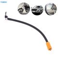 [TL]1 Piece Fine Thread Inflation Hose Adapter 30CM Car Tire Air Inflator Hose M6 Locking Air Chuck With Standard Tire Valve. 