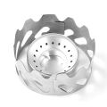 Mini Stove 40ml Aluminum Alcohol Burner with Small Stainless Steel Windshield Portable Camp Stove for Camping Hiking Survival.