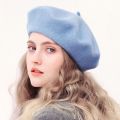 100% Wool Beret Hat Women Winter Thick French Hat Girls Solid Color Autumn Berets Caps Hats For Women Flat Cap Hat Felt Berets. 