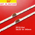 100% New 2pcs/Kit LED strips for 50 TV UE50NU UE50RU HG50NJ BN96 45952A AOT 50 NU7100F 2X38 3030C d6t 2d1 19S2P REV.V3. 