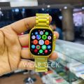 smart watch | gold ultra9 max | stainless steel with Rolex chain | watch for men |. 