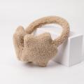 Fashion Autumn Winter Star Fluffy Earmuffs Cute Plush Solid Color Ear Muffs Cold Protection Women Ear Cover Keep Warm.