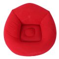 1Pc Inflatable Lounge Chair Sofa Flocking PVC Portable Folding Blow Up Sofa for Living Room Bedroom Balcony Office Travel. 