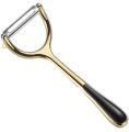 golden potato peeler and vegetable grater. 