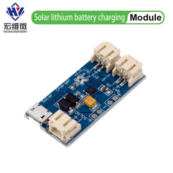 CN3065 Mini Solar Lithium Battery Charger Board 500MA Lipo Charging Module Solar Panel Micro USB For Arduino DIY Camping Sports