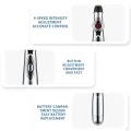 Electric Acupuncture Point Massage Pen Meridian Energy Massage Pen Pain Relief Therapy Back Neck Face Beauty Roller. 