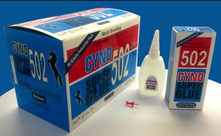 Cyno 502 Super glue elfy 50 Gram (جوڑے ہر چیز مضبوطی سے) Quick dry