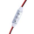 Mini 12V 24V LED Light Dimming 3 Keys Controller 4pin LEDs RGB Dimmer Connector for 2835 5050 LED Light Strip. 