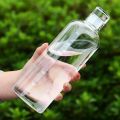 700ml Time scale cup food grade handy cup high temperature resistant plastic student summer couple water cup transparent portable cup. - water bottle. 