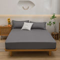 A simple pure color bed cover single all-wrapped mattress protective cover dust cover (without pillowcase) for all seasons. 