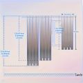 Kids Curtains Blackout With Stars Grommet Top For Bedroom Living Room Window Drapes. 