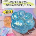 Cat Paw Taba Squishy Toy – Ultra-Soft Stress Relief Squeeze Toy with Quick Recovery, Cute Cat Paw Design, Mix Colors. 