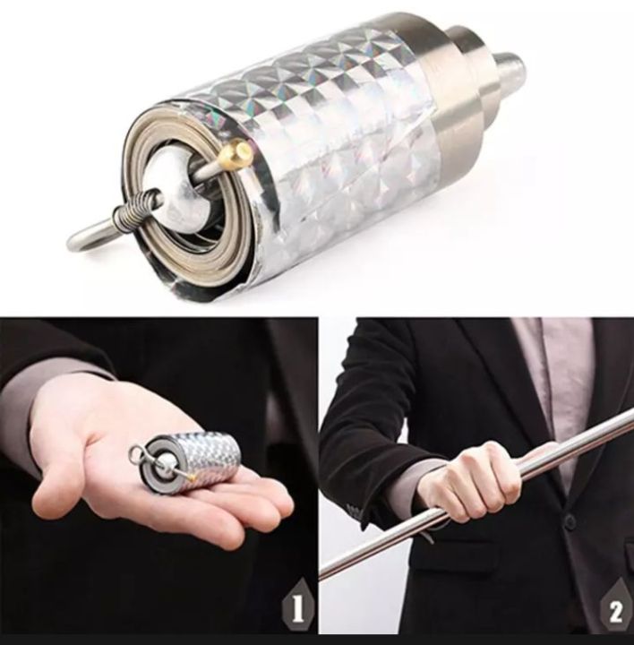 Telescopic Stick Metal Magic Wand Portable Martial Arts Show
_Retractable Magic Wand Stick Elastic Telescopic Rod Magician Stage Metal Stick - Silver 1.1m_Portable Steel Metal Magic Pocket Staff Outdoor Sport Martial Arts Staff Magical