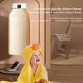 Mini Portable Dryer Foldable Electric Dryer Intelligent Timed Fast Drying Household Cabinet with Drying Bag Compact Travel Style. 