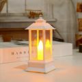 Acrylic Plastic Battery Operated Mini Lantern | LED Lamp Candle for Vintage Antique Decoration (Square, 1). 