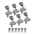FLEOR 6pcs Deluxe Vintage Electric Guitar Machine Heads Tuners 3L3R Guitar Tuning Pegs. 