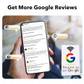 13.56Mhz programmable Google Review Card NFC station table NFC Google Reviews display bending card standing brand bracket. 
