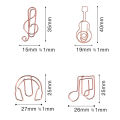 10Pcs Creative Guitar Music Note Metal Paper Clips Earphone Shape Bookmarks Students Stationery Office School Binding Supplies. 