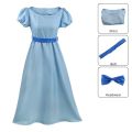 Princess Wendy Full Set Dress Pan Peter for Women Girl Halloween Party Cosplay Costume Summer Autumn Daily Uniform. 