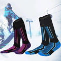 Ski Socks Winter Thermal Breathable Professional Climbing Socks Sports Unisex Hiking Stockings Moisture Wicking Cushioned Socks.