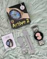 Active 2 Smart Watch, 1.8-inch HD Touch Display, Bluetooth Calling, Heart Rate & SpO2 Monitor, Wireless Charging, GPS, IP67 Waterproof, & many more features,Metal Band. 