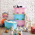 1PC Large Multi-function Pulley Container Toys, Snacks Sundries Storage Box Cabinet With SealedMulti-function toy storage container Bin with Lid and Wheels for Kids Toys. 