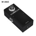 M-VAVE Mini Pedal Tuner Equal Temperament Color LED Screen Universal for Electric Guitar Bass Professional Tuning Effect Pedal. 