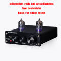 Audiophile Tube Preamplifier HIFI No Background Noise High Bass Adjustment Mini Professional Grade Preamplifier 6K4 Tube. 