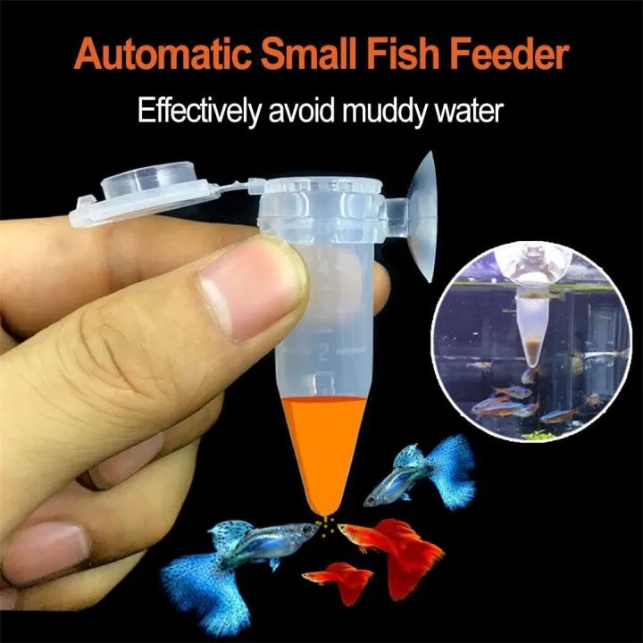 1pcs Automatic Fish Feeder | Brine Shrimp Feeder | Red Worm Feeding Feeder | Worm Funnel Cup | Fish Food Feeding Tool With Suction Cup