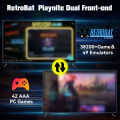 Retrobat＆Playnite System HDD Retro Game Console for PS3/PS2/WIIU/WII/Switch/MAME 50+Emulators 38293 Games＆42 AAA PC Games for PC. 