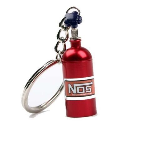 Nos bottle key chain