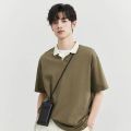 Becoolman-men's Korean style simple and easy to match polo shirt classic color short-sleeved T-shirt 3 colors available. 