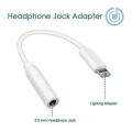 Lightning to 3.5mm Headphone Jack Adapter for iPhone, iPad, iPod, Audio Converter Cable for Earphones and Headphones. 