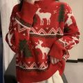 🌈Spinnyhouse🌈Christmas tapestry silk sweater🎀Can wear sunscreen, wind resistant, can be cold, can fit all weather, Christmas Model Set 1. 