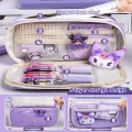 New Kuromi Pencil Case Sanrio Stationery For Junior High School Girls New Primary School Students Large Capacity High Appearanc. 