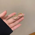 Fashion Silvery Hoop Earrings for Sparkling Hoop Earrings Frosted Hoop Earrings Valentine's Day Mother's Day Jewelry .