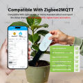 Zigbee Soil Tester 5 In 1 Moisture Fertility Temperature Humidity Luminance Detection Sensor For Z2MQTT Tuya Smart Life Optional. 