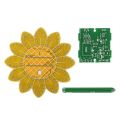 DIY Sunflower Bluetooth Speaker LED running light Remote Control DIY Electronic Kit Fabrication Soldering Project DC5V. 